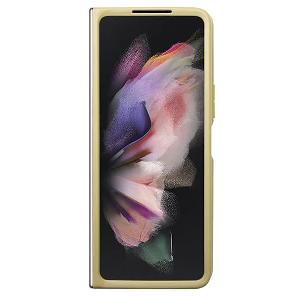 Guess Glitter Script-skal till Galaxy Z Fold5, guld