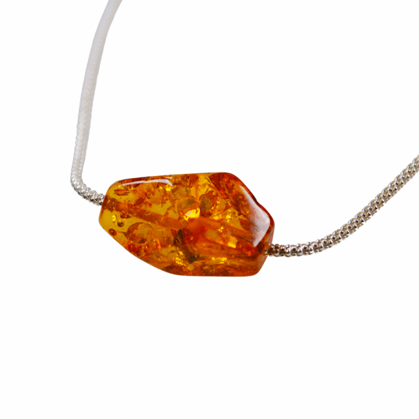 Cognac rav halskæde - Baltisk rav Collier