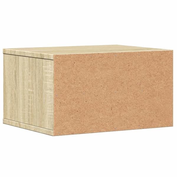 vidaXL printerstativ, Sonoma eg, 40x32x22,5 cm