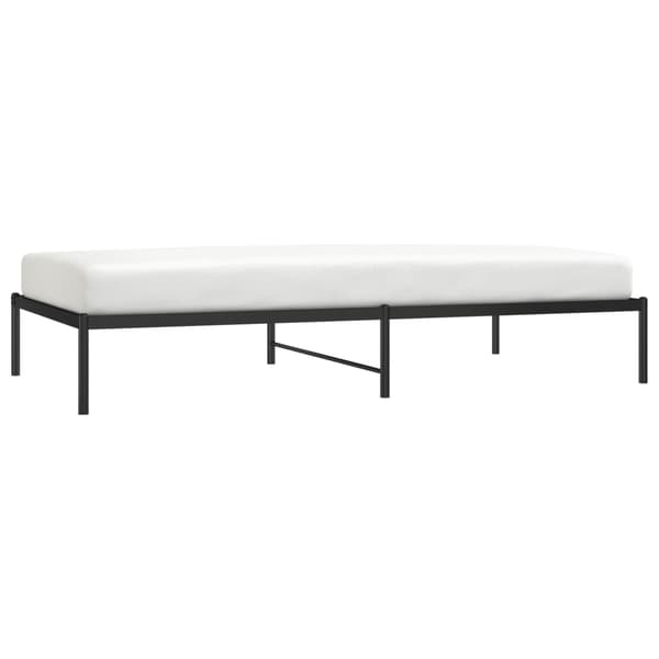 vidaXL metalsengestel sort 107x203 cm