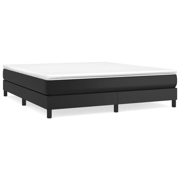 vidaXL sengestel sort 160x200 cm kunstlæder