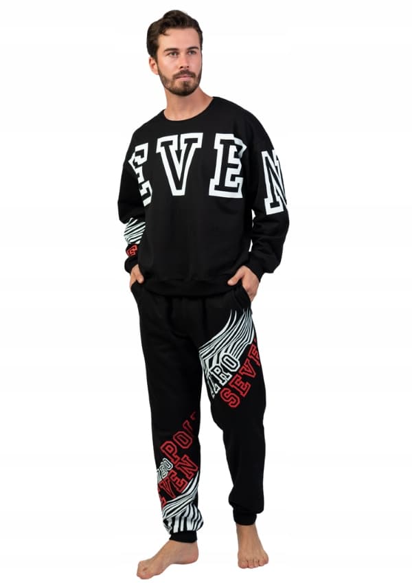 Miesten pyjamat, puuvillaa, Vienetta, pitkä