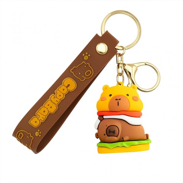 Capybara "sandwich" nyckelring CAPYBARA BRL377