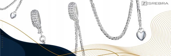 Berlockkedja säkerhet silver 925 silver zirkoner berlocker pr 925