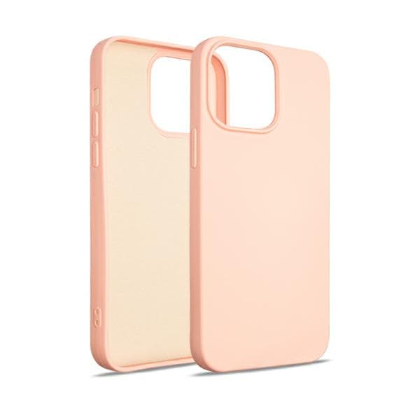 Beline Silikone Etui til iPhone 15 Pro Max Rosaguld