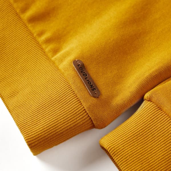 Børnesweatshirt, okkerfarvet, 140
