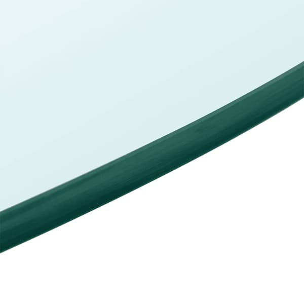 vidaXL glasbordplade, rund 500 mm