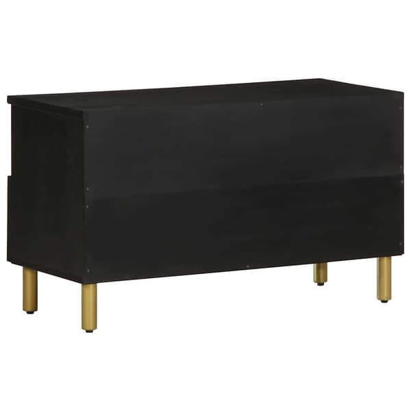vidaXL TV-bord, sort, 80x33x46 cm