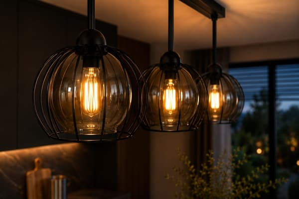 Loftlampe 3xE27 SOLO SORT