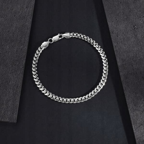 Sølvarmbånd Fuld Diamant 4,5 mm Som Gave Elegant