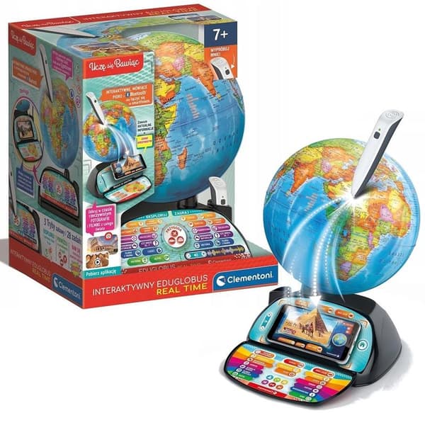 Clementoni Interactive Globe Eduglobus Exploreglobe Real Time 50848