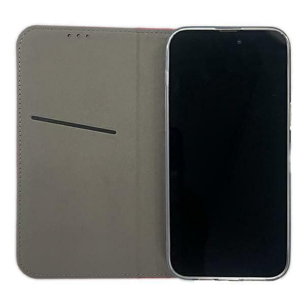 Smart Magnet -läppäkotelo iPhone 15 Pro Maxille, punainen