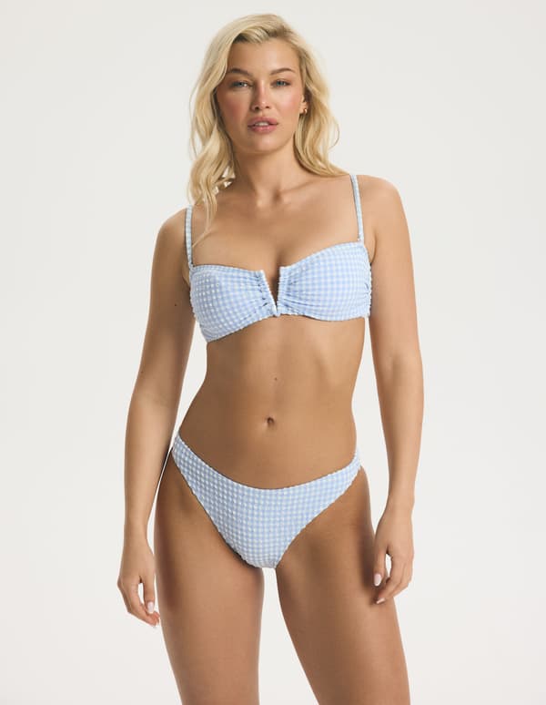 Brigitte Bloovii ternet bikinitrusse | lyseblå L