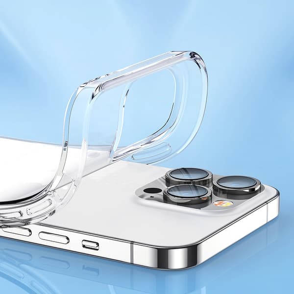 Fleksibelt cover til iPhone 14 Pro Max slidstærkt transparent 14X