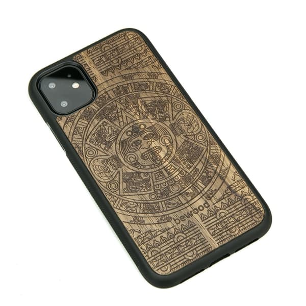Träfodral till iPhone 11 AZTEC CALENDAR LIMBA