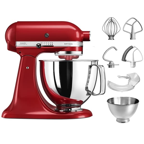 KitchenAid Artisan 5KSM175 4,8 litran yleiskone KitchenAid Väri: Kiiltävän punainen