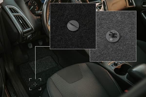 Velour måtter til: BMW 6 E64 cabriolet (2003-2010) anthra