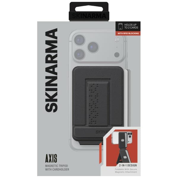 Skinarma Axis Magnetisk Foldbar Tripod Pung Trækul
