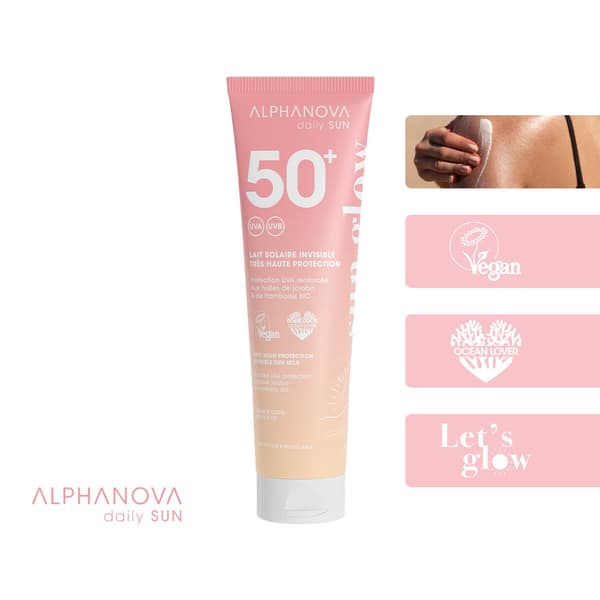 Alphanova Daily Sun Glow solcremelotion SPF50+, 150 ml