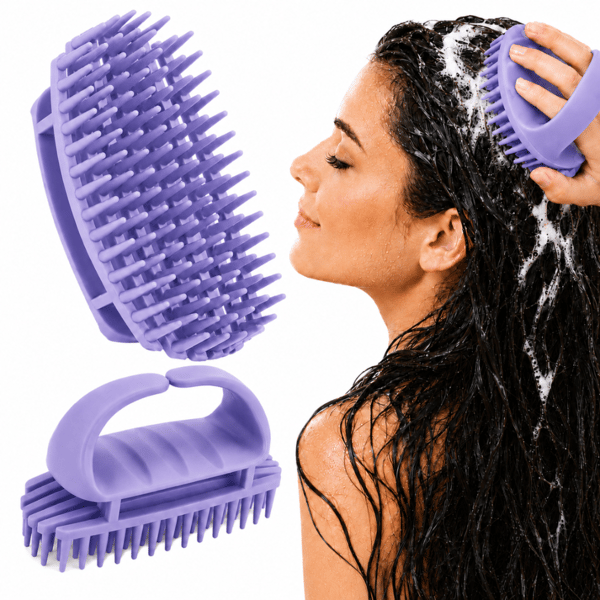 FOAMANIZER Exfolierande hårborste accelererar hårväxten