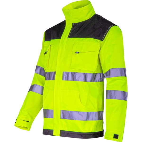 ADVARSELSSWEATSHIRT, SORT OG GUL, "2XL", CE, LAHTI