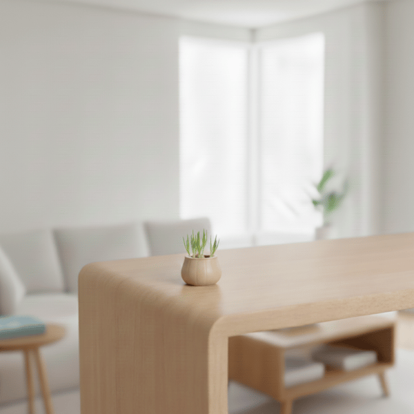 Beige dekorativ potte til krydderurter, moderne design