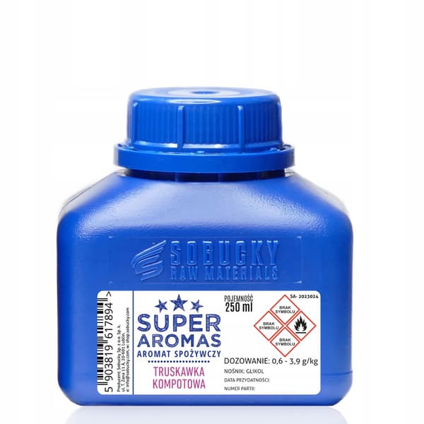 Superaromas Jordbærkompot med madsmag 250 ml