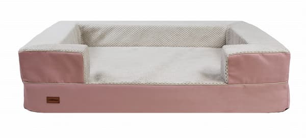 Rex ortopedisk soffa rosa M - 70 x 60 x 16 cm