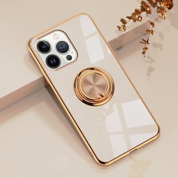 iPhone 13 Pro Max cover, Electro Ring, guld