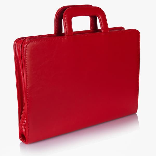 Elegant A4 herremappe - Stilfuld konferencemappe med ring og klips