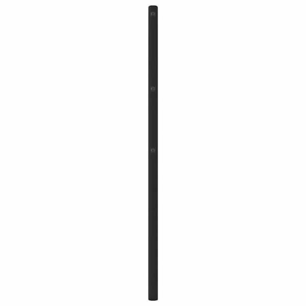 vidaXL metalsengegavl sort 75 cm