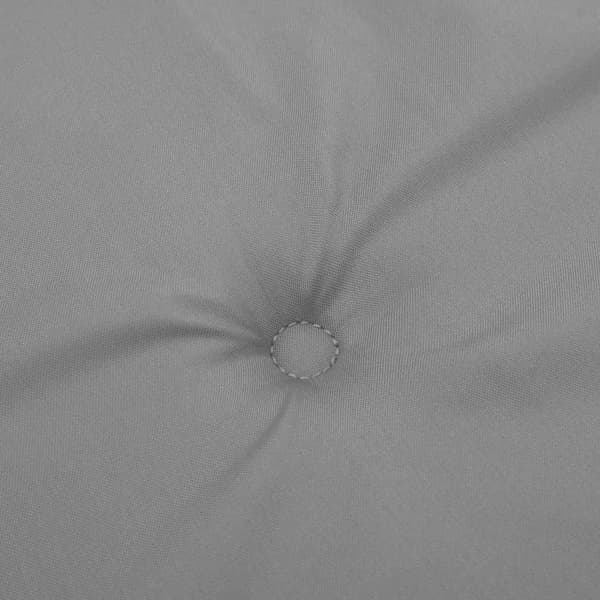 vidaXL Puutarhapenkin tyyny, harmaa, 150x50x3 cm