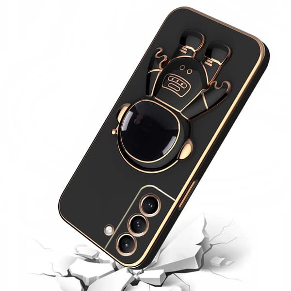 Samsung Galaxy S23 Plus cover, Astronaut, Sort