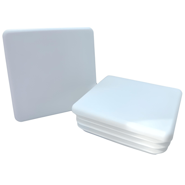 Invändig lock för profil, pelare, tak 100X100 vit, 10 ST