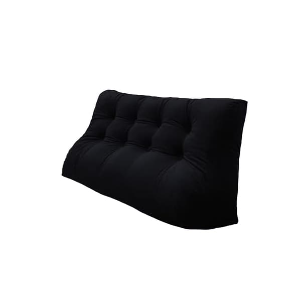 Sort fløjlspude Sort fløjlspude 100 cm