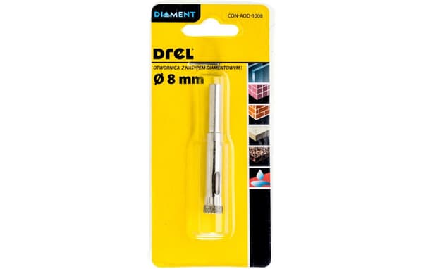 Diamantbelagt hulsav 8 mm diamantgallon