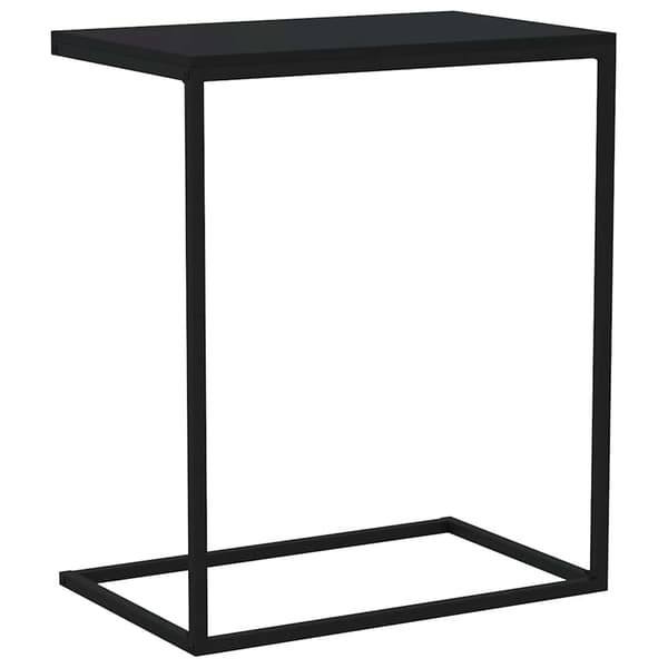 vidaXL sidebord sort 55x35x66 cm træbaseret materiale