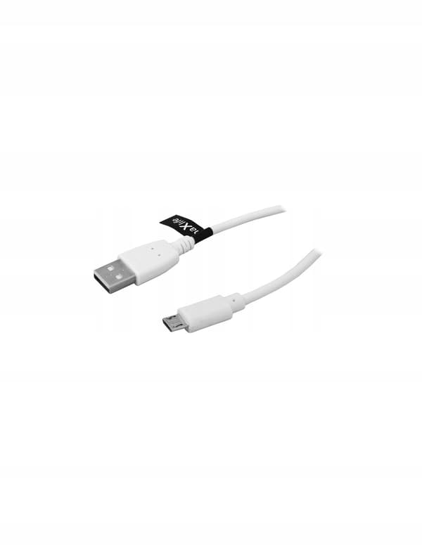 Maxlife USB - microUSB-kaapeli 3,0 m 2A valkoinen