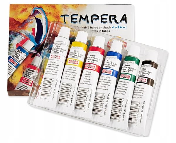 TEMPERAMAALIT 162547 16 ML 6 VÄRIÄ 5129