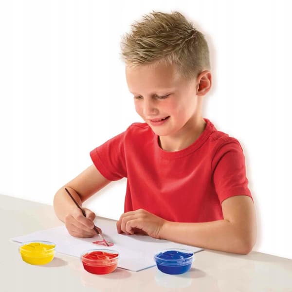 Plakatmaling basisfarver 6 stk x 45 ml Ses Creative 00381