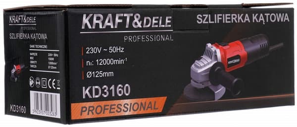 125 mm 1500W KD3160 vinkelsliber