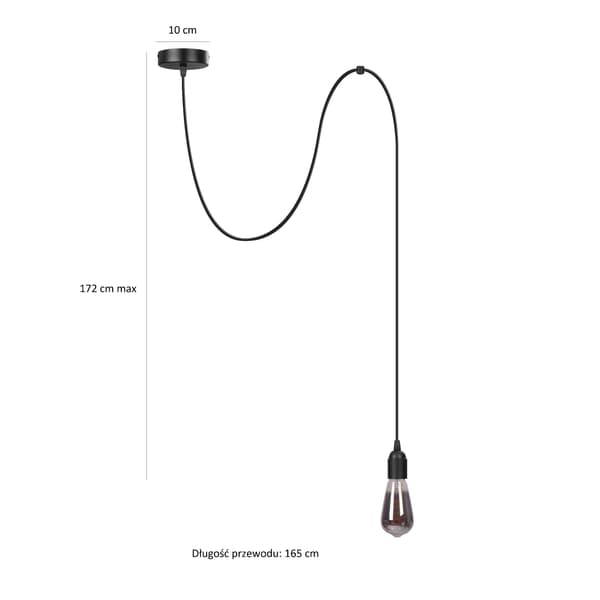 Tornado PPJ1 lampa svart