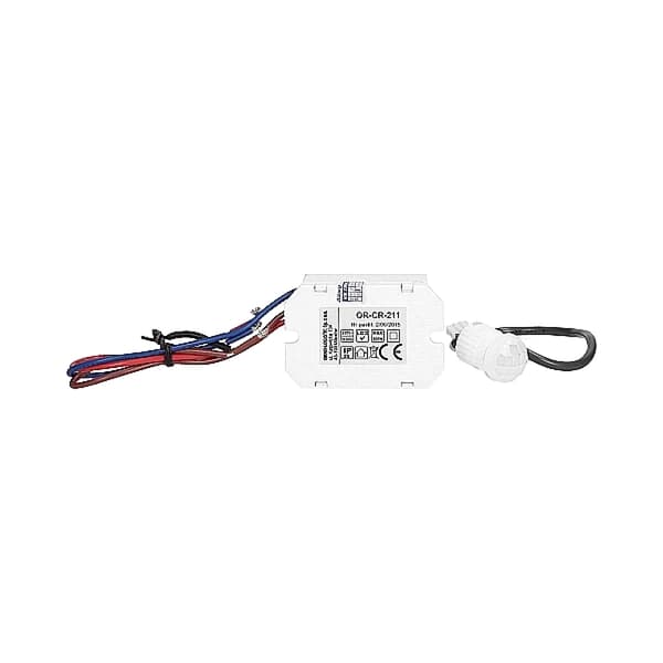 Utanpåliggande LED-rörelsesensor med extern sensor 360° 800W 230V