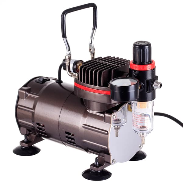 AIRBRUSH KOMPRESSOR EFFEKTIV TYST OLJEFRI PUMP 23L/MIN