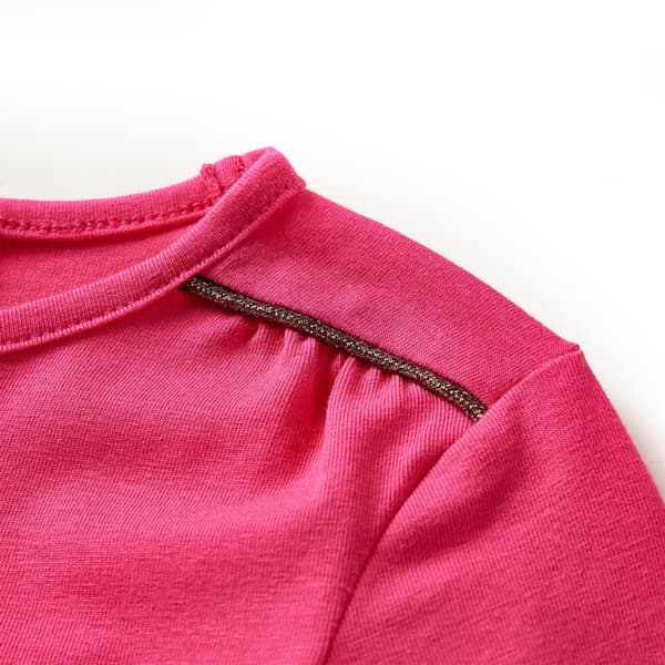 Børne langærmet T-shirt, lyserød, 116