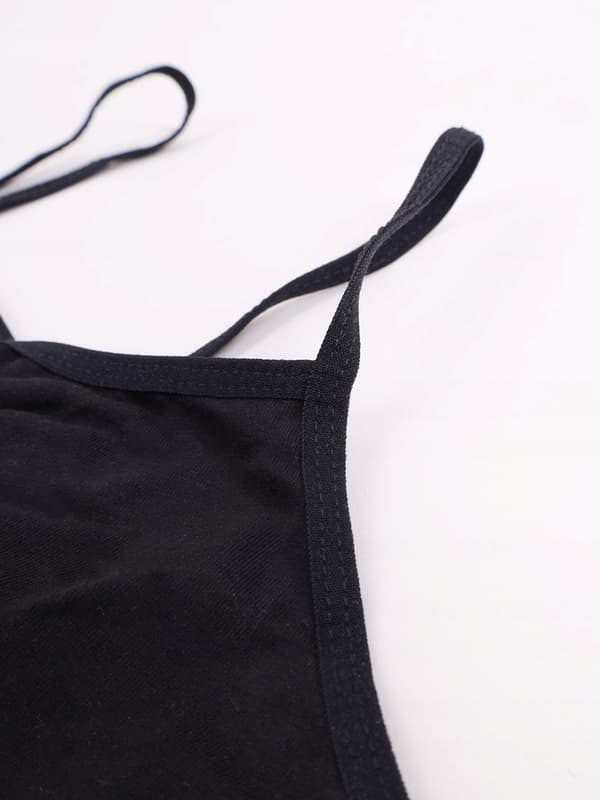 YO! 2-pack sportbh i bomull vit och svart 134/140