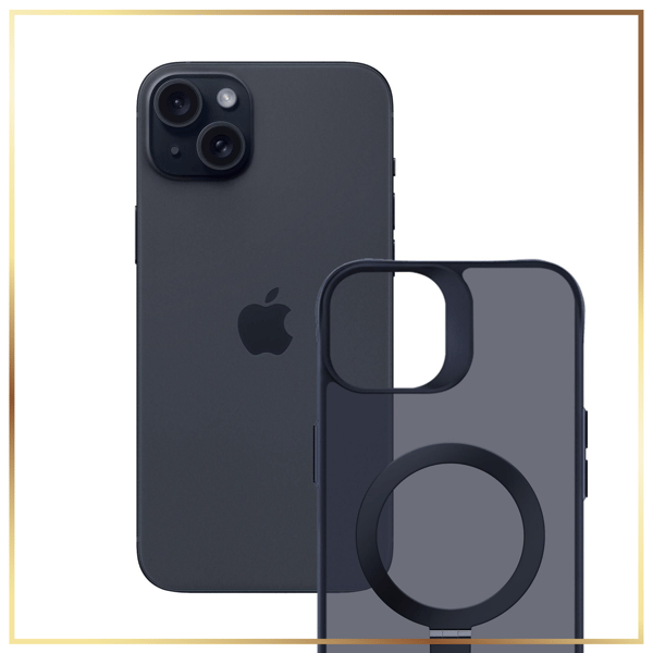 3mk Smoke Case Mag&Stand-skal för iPhone 14 Plus
