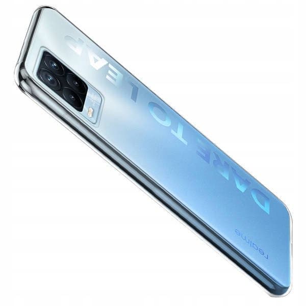 Etui til Realme 8 / 8 PRO Bagside Farveløs + GLAS