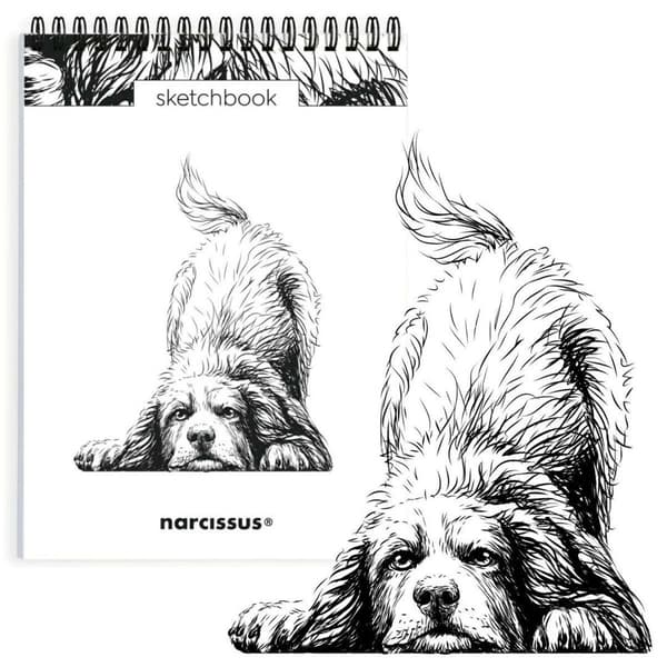 A5/60K spiralskitseblok - Berner Sennenhund