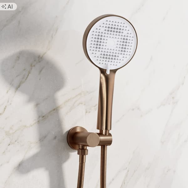 Grace Koppar Inbyggt Duschset Borstad Koppar + ASK